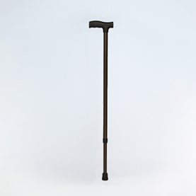 Bastão ortopédico de alumínio pintado – (Bronze) ATÉ 100KG
